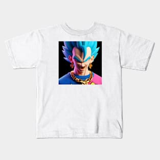 Gogeta Blue drip Kids T-Shirt